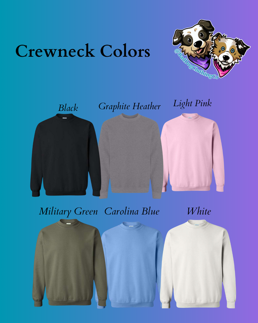 Dog breed crewneck