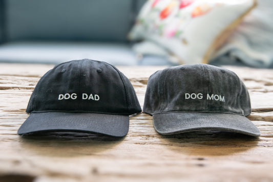 Dog Mom Hat Gray