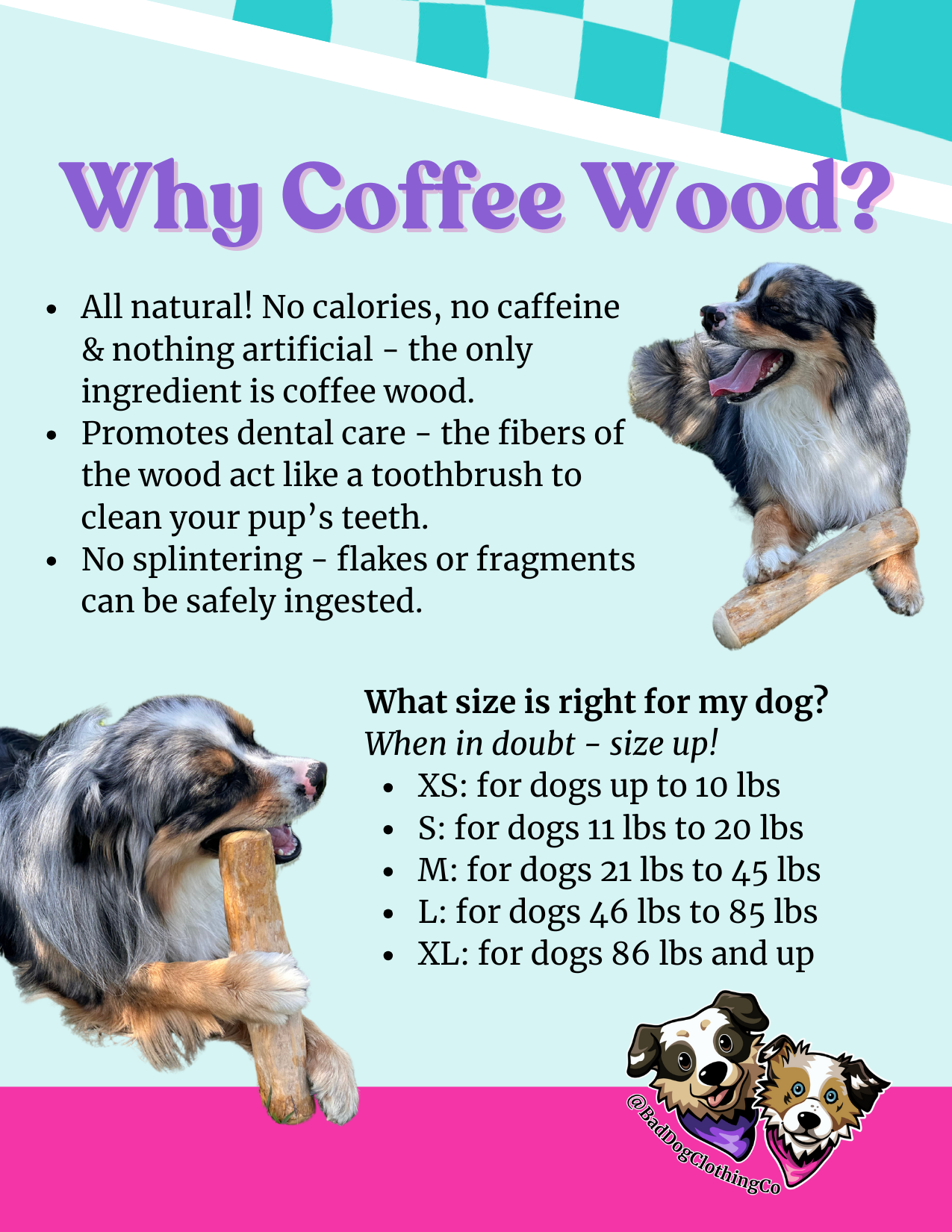 Coffee Wood Sticks